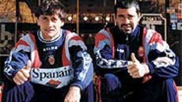 <B>EX BERMELLONES</B>. Amato, Roa, Siviero, Christian Díaz, Buades y Montiel pasaron por el Mallorca.