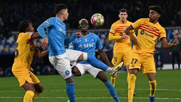 Barcelona - N芍poles: a qu谷 hora es, canal TV, d車nde y c車mo ver online la Champions League hoy