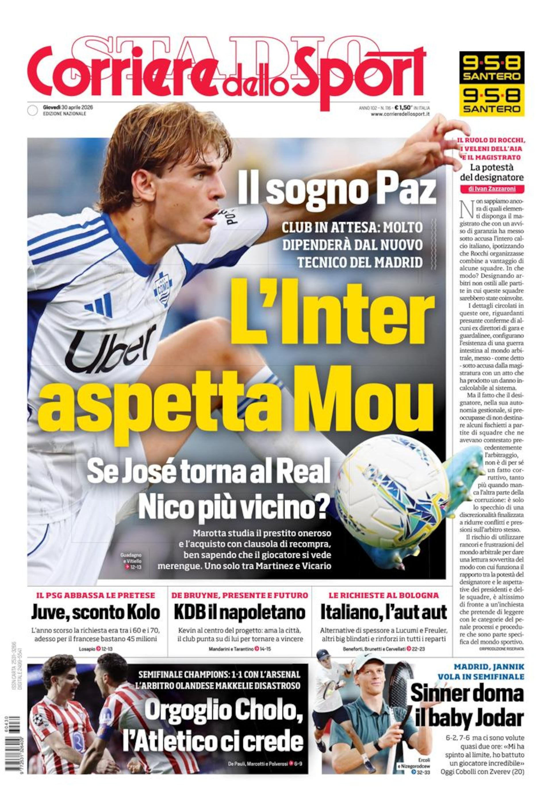 Nico Paz, el joven del Como que obsesiona al Inter y cuyo futuro depende del Real Madrid — image 1