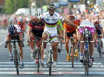 MARIO CIPOLLINI. Tiene el récord de victorias de etapas con 42, una más que Binda.