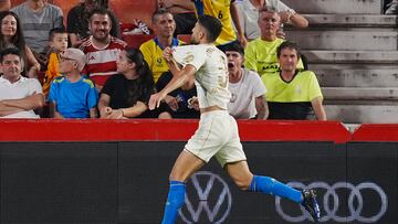 16-08 Granada CF-RC Deportivo correspondiente a la jornada 1 de la Liga Smartbank (Segunda División) disputado en el Estadio Nuevo los Carmenes. En la imagen Eddahchouri (RC Deportivo) celebra el 0-2
18/08/25 PARTIDO SEGUNDA DIVISION JORNADA 01
GRANADA - DEPORTIVO DE LA CORUÑA