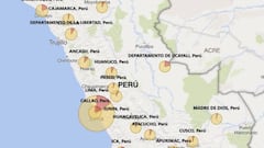 Mapa de casos por coronavirus por departamento en Perú: hoy, 2 de junio