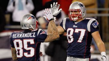 Gronkowski y Hern&aacute;ndez fueron reclutados en segunda y cuarta ronda, respectivamente del Draft de 2010. Compartieron vestidor por tres temporadas.