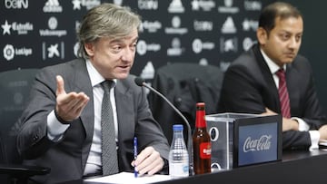 Rueda de prensa de García Pitarch y de Murthy para explicar la marcha de Prandelli del Valencia.