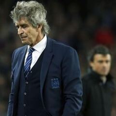 Pellegrini: "Si el rival no era Barcelona, clasificábamos"