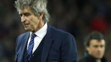 Manuel Pellegrini lament&oacute; la eliminaci&oacute;n pero destac&oacute; el juego que mostraron en Camp Nou.