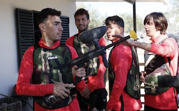 Jornada de paintball del Sevilla