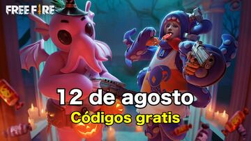 Códigos Free Fire de hoy 12 de agosto de 2021; todas las recompensas gratis