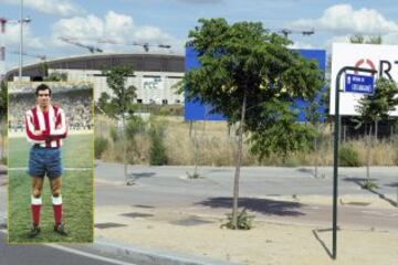 Su calle junto a la actual Estadio Wanda Metropolitano