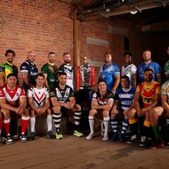 Las estrellas del Mundial de rugby a 13, a punto