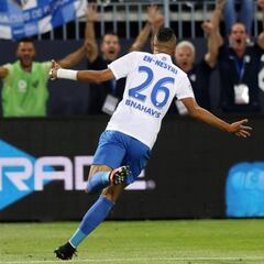 En Nesyri forma el taco y devuelve la sonrisa al Málaga