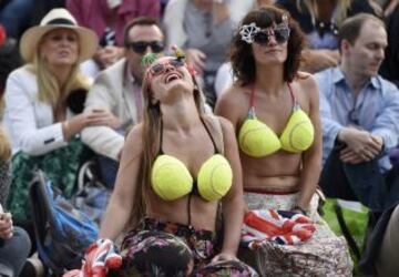 Wimbledon levanta pasiones entre los aficionados ingleses.