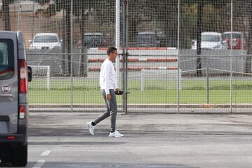 Rodrigo llegando a Paterna.