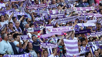 Gran ambiente en el estadio del Valladolid, José Zorrilla.