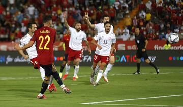 4-0. Pablo Sarabia marca el cuarto gol.