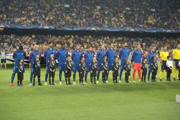 Barcelona-Celtic, en imágenes