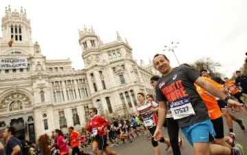 Las imágenes de la Media Maratón por las calles de Madrid