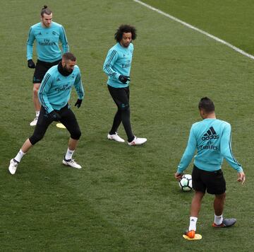 Bale, Benzema y Marcelo.