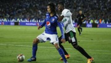 Rafael Robayo durante el juego de semifinal ante el Deportivo Cali.
