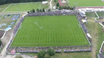 El Atleti llega a Brunico, el cuartel general para la Supercopa