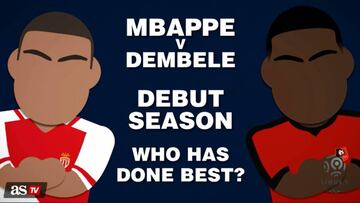 Mbappé v Dembélé : France's hot prospects go head to head