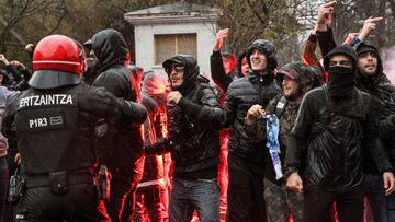 Ultras del Marsella.