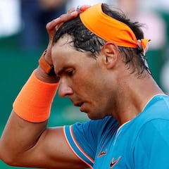 Nadal: "He estado mejor a pesar del último juego sacando que ha sido un desastre"