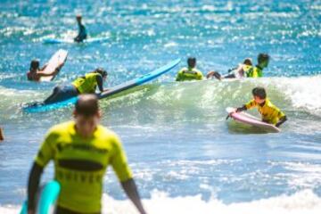 La clínica de surf de Isidora Ureta, en imágenes