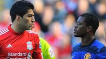 Luis Suárez, ocho partidos de sanción por el caso Evra