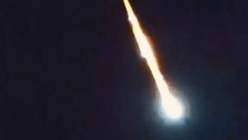 Captan supuesta ca&iacute;da de Meteorito en la Ciudad de M&eacute;xico