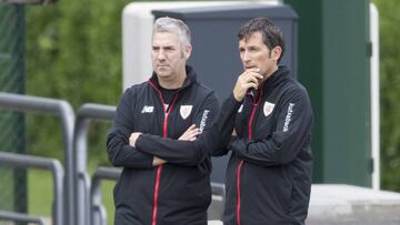 Urrutia con Imaz en Lezama.