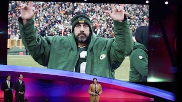 Aaron Rodgers fue nombrado el Jugador Más Valioso de la NFL por cuarta ocasión en su carrera, solamente superado por Peyton Manning, quien ganó cinco.