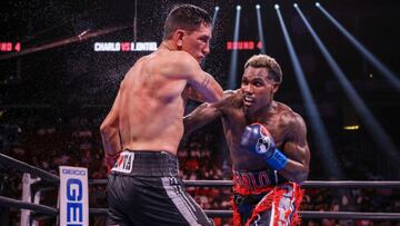 Jermall Charlo golpea a Juan Macías Montiel.