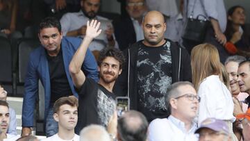 Pablo Aimar, en Mestalla, hace unos meses.