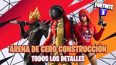 Arena de Cero Construcción en Fortnite: fechas, premios y cómo participar