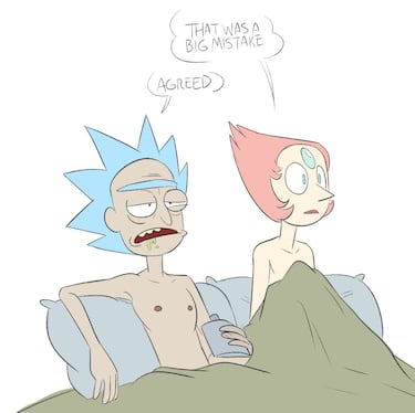 La primera imagen oficial del anime de Rick y Morty es aún más rara de lo que esperábamos