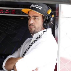 Alonso responde a un periodista: "Eres el payaso del día"