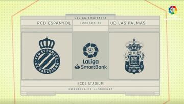 Resumen y goles del Espanyol vs. Las Palmas de LaLiga SmartBank