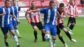 Logroñés-Espanyol B, en 2010.