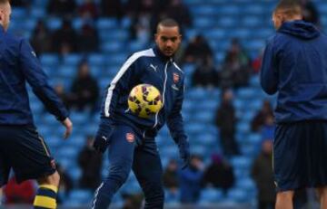 5&deg; Theo Walcott, compa&ntilde;ero de Alexis S&aacute;nchez en Arsenal, registr&oacute; una velocidad de 32.7 km/h.