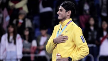 Miguel &Aacute;ngel Trejos, ganador de la medalla de oro en los Juegos Panamericanos de Lima 2019. 