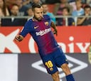 Jordi Alba, baja de última hora para enfrentarse al Olympiacos