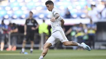 James Rodríguez, futbolista del Real Madrid.