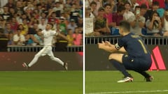 Las celebraciones de DjMaRiiO y TheGrefg a sus goles durante el 'Partidazo de YouTubers'