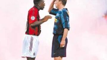 <b>TERRIBLE IMAGEN.</b> San Siro dio una terrible imagen para el fútbol.