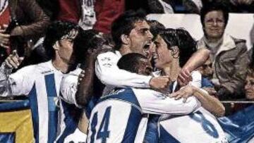 <b>INTENSIDAD. </b>Los jugadores del Recre están más seguros cuando juegan en el Nuevo Colombino.