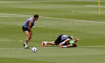 Coentrao y Cristiano Ronaldo.