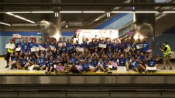 Corriendo de madrugada por el Metro por Madrid 2020