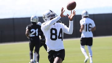 El wide receiver de los Raiders estuvo limitado durante el campamento de entrenamiento por molestias en las extremidades bajas y ahora se reveló el motivo.