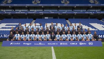 Foto oficial del Espanyol 2021-22.